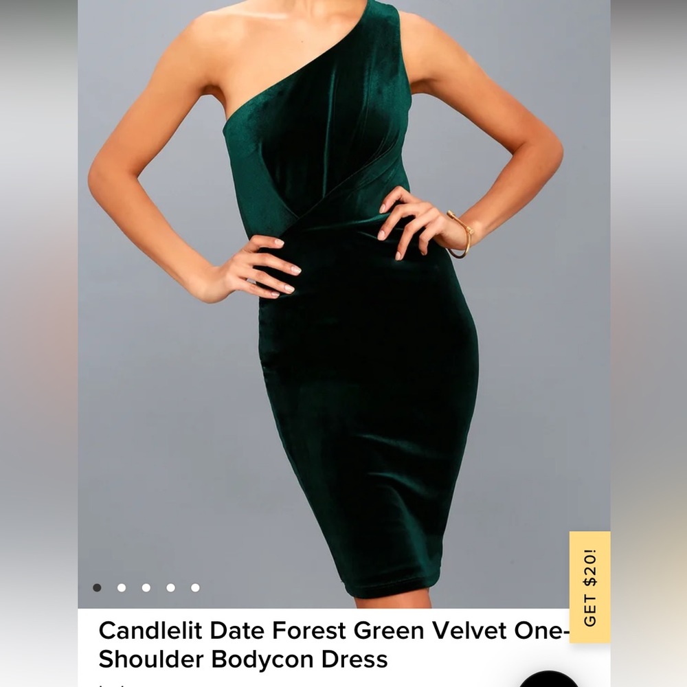 Lulus NWT velvet holiday dress